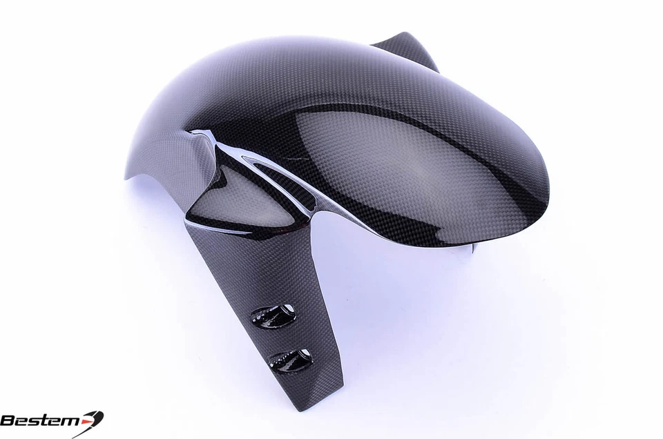 2011-2013 年雅马哈 FZ-8 FZ8 Fazer 前挡泥板挡泥板整流碳纤维 2012 — 第 2/4 张图片