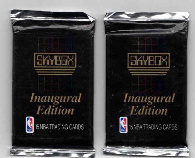 2 199091 SKYBOX NBA BASKETBALL CARD PACKS Inaugural Edition for sale