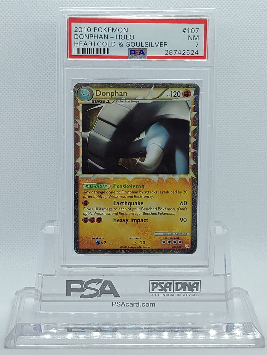 Pokemon HeartGold SoulSilver Ultra Rare Donphan (Prime) #107 