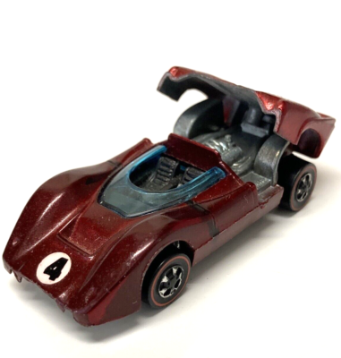 Hot Wheels Redline McLaren M6A Car 1969 Red Made In Hong Kong | eBay