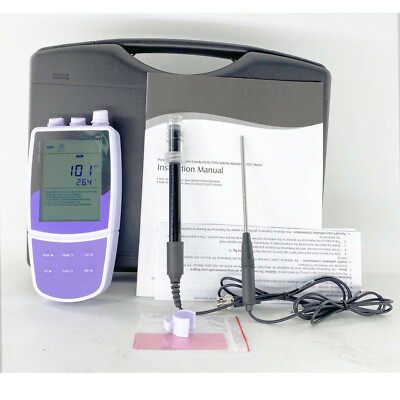 Ca Ion Meter with Range 0.02-40100ppm Accuracy ±1% F.S. with Standard Solutions