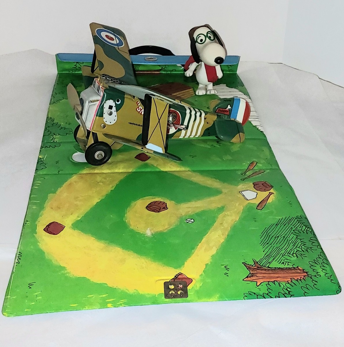 Skediddler & Snoopy's Sopwith Camel biplane with airfield complete
