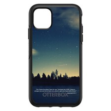 OtterBox Symmetry for Apple iPhone Pick Model - Night Sky Lake Jeremiah 29:11