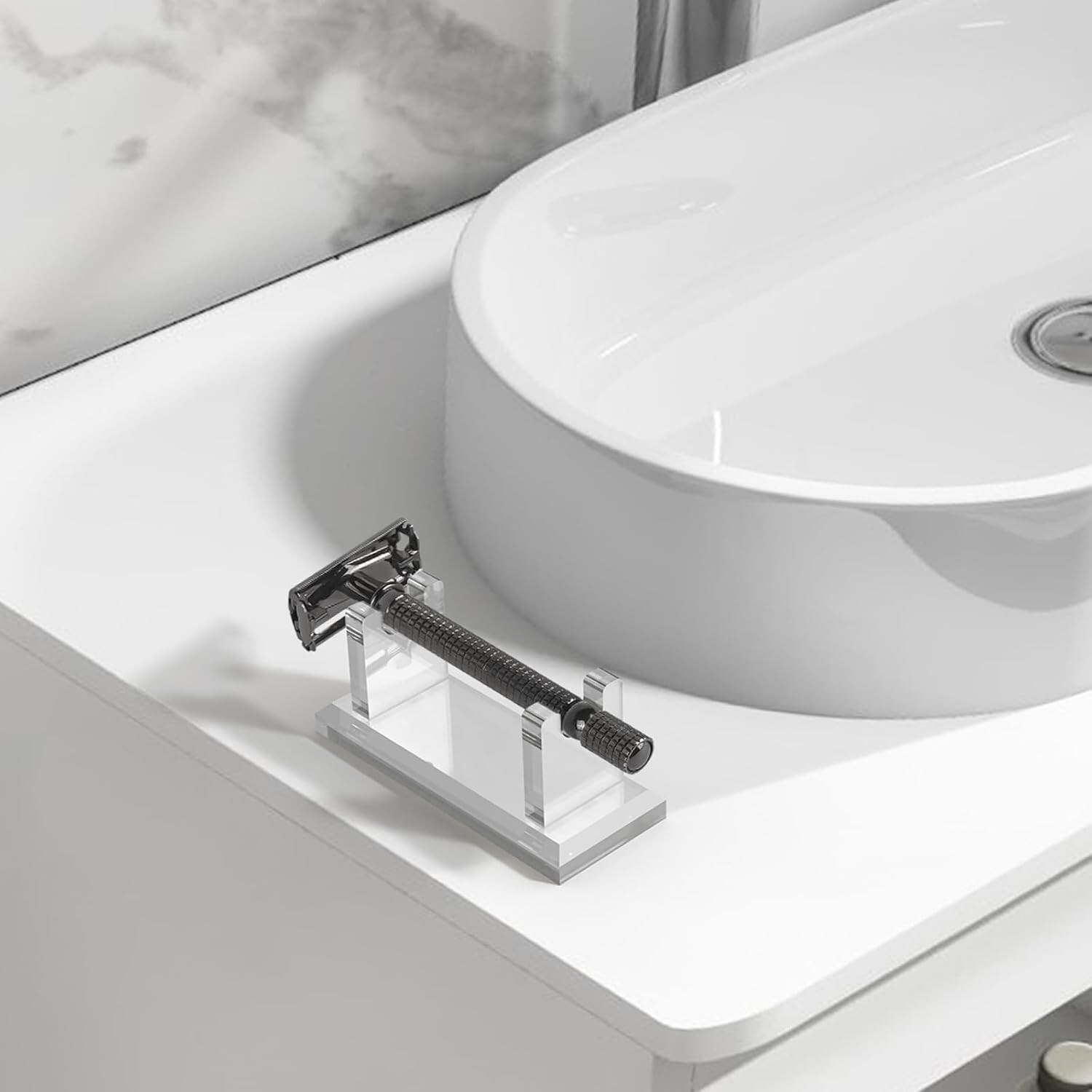 Acrylic Razor Stand for Henson AL13 / AL13-M / Ti22 / Rockwell 6S  Safety Razor