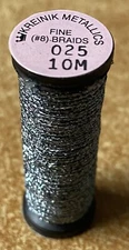 Kreinik #8 Fine Braid Metallic Choose Your Colors 10m  NEW