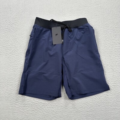Fabletics Shorts Mens Small Blue The Franchise Lined Athletic Stretch Gym Sports