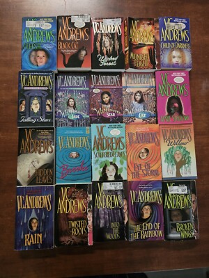 20 V.C. Andrews Paperback Book Lot Wildflowers Wicked Forest Hidden Leaves MORE