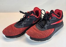 シューズ(男性用) nike airmax infuriate low us11 Nike AirMax Infuriate Bright Red Black NBA Basketball Shoes Men's