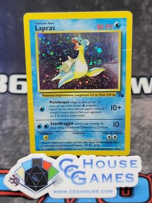 Pokemon LAPRAS 10/62 Fossil Italian Holo Foil *CCGHouse* RB | eBay