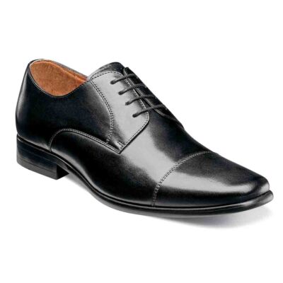 Florsheim Postino Black Multi Smooth Leather Cap Toe Derby  display picture 1