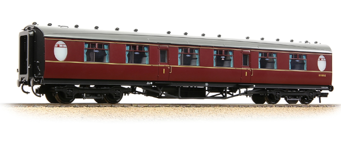 Bachmann OO Coach 34-487A - LNER Thompson First Corridor BR Maroon
