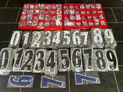 LEXTRA SPORTING ID Lextra Premier League Shirt Letters Numbers Liverpool Arsenal Chelsea 1997-2007