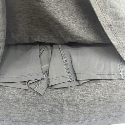 Gap Fit Tech Jersey Grey Lined Built In Bra Athletic Dress Women's Size  Medium | eBay
