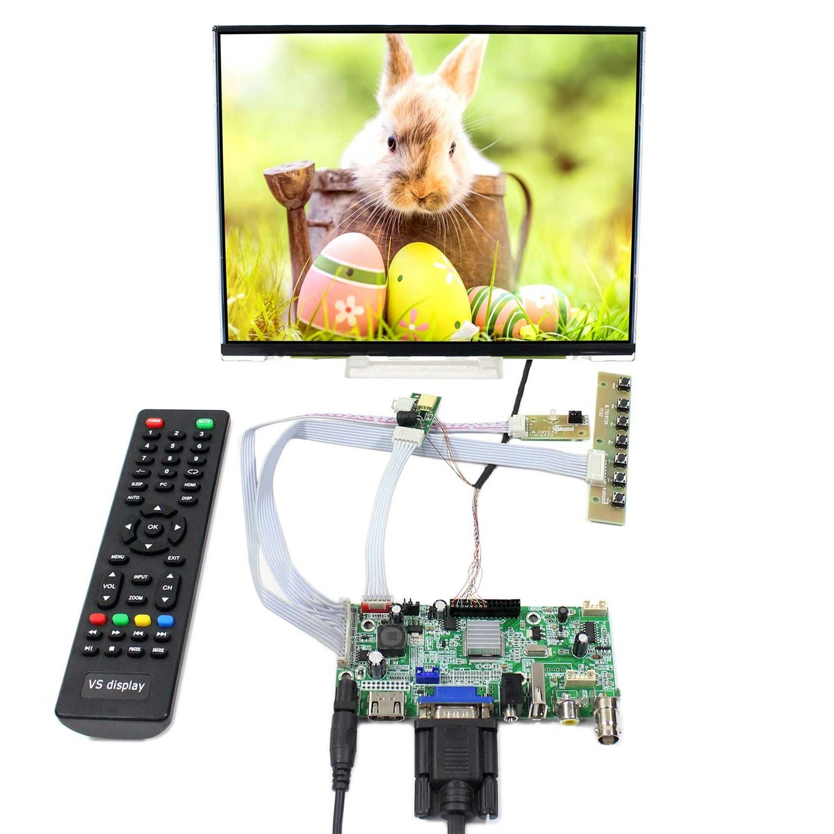 HDM I VGA AV USB LCD Controller Board 10.4inch LTD104EDZS 1024X768 