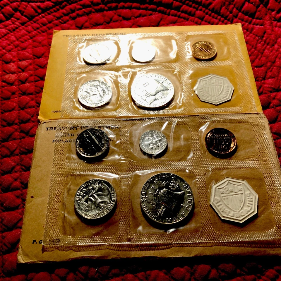 1958 & 1959 GEM U.S. Mint Silver Proof Sets. - Image 2 of 2