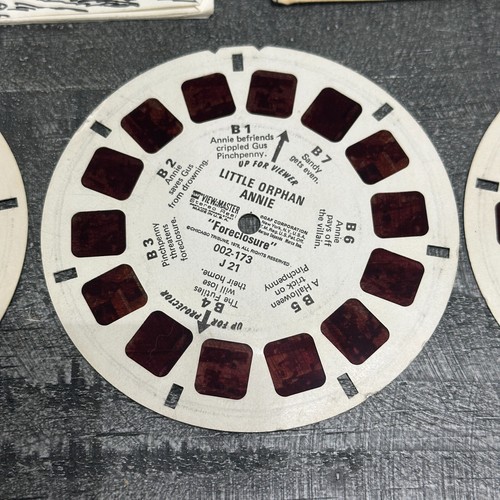 Vintage GAF View Master Little Orphan Annie Set of 3 Reels 1978 Sleeve & Book - Picture 3 of 6
