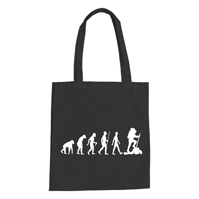 Evolution Bergsteiger Baumwolltasche - Bergsteigen Klettern Wandern Berg