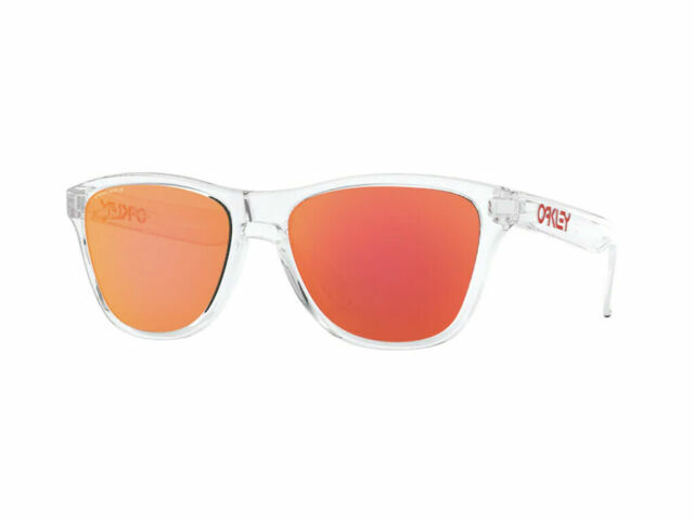 Oakley Frogskins XS OJ9006 53-16 133mm Occhiali da Sole Quadrati Montatura  Polished Clear con Lenti Prizm Ruby | Acquisti Online su eBay