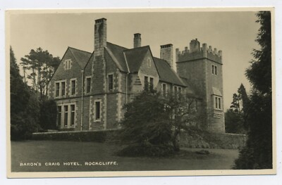 Baron's Craig Hotel Rockcliffe Dumfries & Galloway Vintage RP Postkarte K12