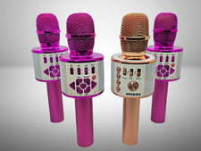  LOT OF 4 Kids Wireless Bluetooth Karaoke Microphones FAST FREE SHIPPING a