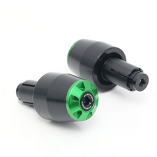 Par de extremos de barra verde anodizado STORM para Honda VFR 800 98 99 00 01
