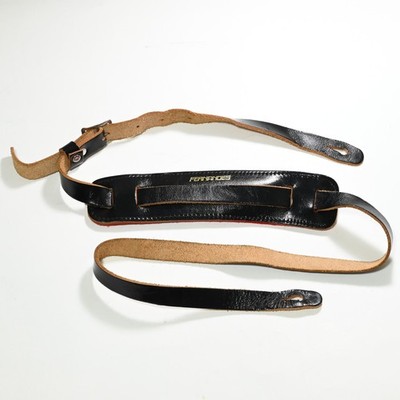 Vintage FERNANDES GUITARS ''Skinny'' 1950s Style Genuine Leather Strap, Japan