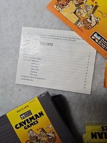 Caveman Games - Nintendo NES - cart, BOX & docs - exc. cond. -oval seal