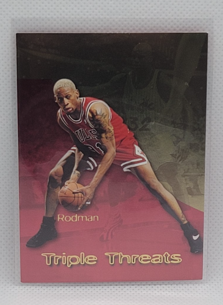 1996 Skybox Premium Dennis Rodman Triple Threats #TT10 Bulls | eBay