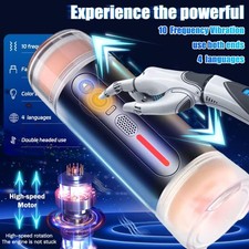 Male Automatic Handsfree Masturbater Cup Stroker Pocket-Pussy Toy Men Lubricants