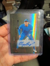 Maya Brady 2024 Skybox Metal Universe Champions Skybox Premium Gold Auto #S-24