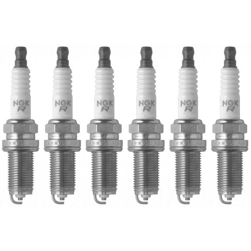 NGK Spark Plug 6376 6-PACK V-Power LFR5A-11 14mm Copper/Nickel, Flat, 5