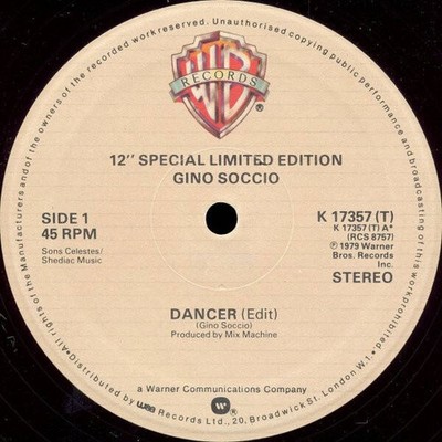 Gino Soccio - Dancer (VINYL)