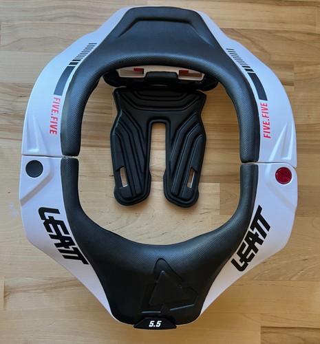 Leatt - Offroad Dirt Bike Neck Brace 5.5 - White - L/XL - 1022111761