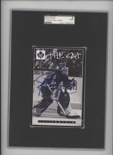 Felix Potvin Signed Mini Poster SGC Authentic