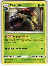 Venusaur 3/73 Shining Legends Uncommon