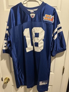 Indianapolis Colts Peyton Manning NFL Jersey Size 56 Super Bowl Reebok Blue