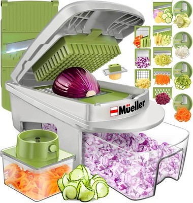 Pro-Series All-in-One, 12 Blade Mandoline Slicer for Kitchen