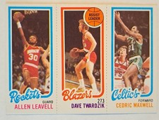 1980-81 Topps Allen Leavell #106 Dave Twardzik #197 Cedric Maxwell #39 NMt-Mt