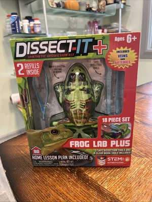 Dissect-It Simulated Synthetic Lab Dissection STEM Toy, Kids' Home Learning Frog