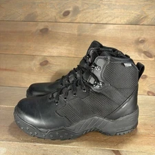 danner scorch side zip mens size 9.5 shoes mlitary black leather tactical boots
