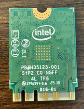 Intel Dual Band Wireless-AC 7265NGW M.2 NGFF WiFi Card 867 Mbps H35123-001