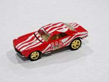 HOTWHEELS 67 CAMARO GOLD PRO CIRCUIT USA OLYMPIC CAR LTD VERY NICE 1996