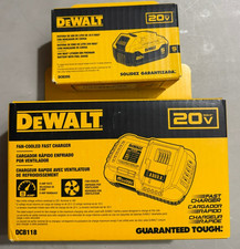 New Dewalt DCB118 20V Max Fast Charger  DCB205 20V MAX 5.0Ah Battery 20 Volt