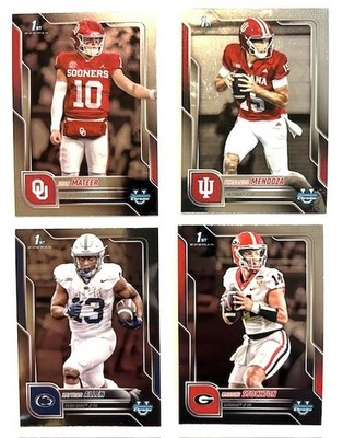 2025 Bowman University Chrome Football Base #1-200 - You Pick!