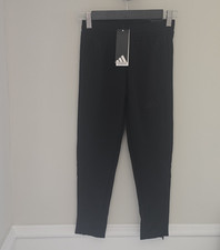 adidas AEROREADY Kids Size 7/8Y Track Pants Black  Regular Tapered Pockets