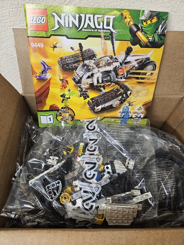 LEGO Ninjago Ultra Sonic Raider Building Set 9449 no box or mini figures
