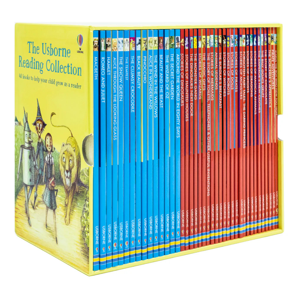 Usborne Young Reading Collection 40 Illustrated Books Box Set Read At Home Age 5+ - Image 4