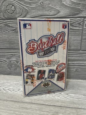 1991 Upper Deck Low Series Baseball Wax Box Find The Nolan Factory Sealed