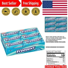 12 Pack Wrigley's Spearmint Chewing Gum - 15 Sticks per Pack, Fresh Breath