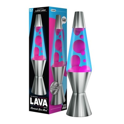 The Original Lava  Lamp - 14.5'' Techno Chrome - Classic Liquid Motion Lamp - ...